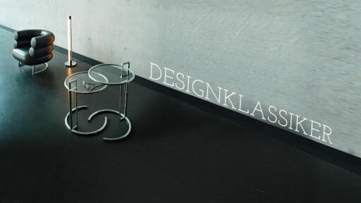 Designklassiker Beistelltisch adjustable table e 1027 von Eileen Gray